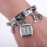 Women's Alloy Bracelet Watch-Silver-3