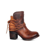 Women's Fashion Shoes Boots Winter PU Leather-Red Brown-3