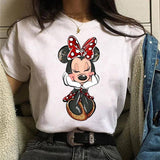 Women's Mickey Minnie Tee-DS0227-1