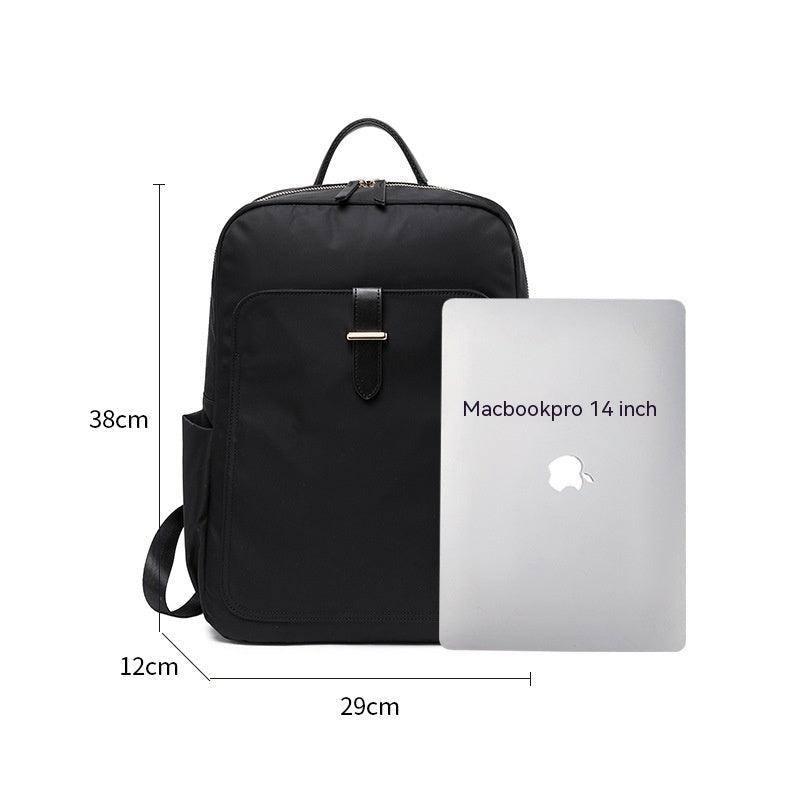 Women's Nylon Large Capacity Travel Bag-Medium Black-6