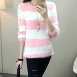 Women's Sweater Sweater Loose Round Neck Pullover Bottoming-1
