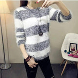 Women's Sweater Sweater Loose Round Neck Pullover Bottoming-2