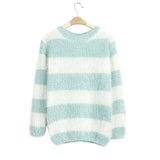 Women's Sweater Sweater Loose Round Neck Pullover Bottoming-Green-6