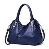 Women Totes Bag High Capacity Crossbody Shoulder Bags Soft-Dark blue-4
