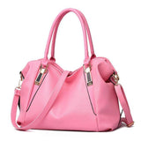 Women Totes Bag High Capacity Crossbody Shoulder Bags Soft-Pink-6