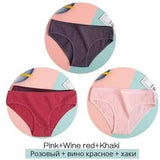 Women Underpants Solid Girls Briefs Sexy Female Lingerie-E-15