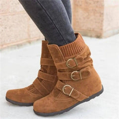 Women Warm Snow Boots Arrival-Brown-3